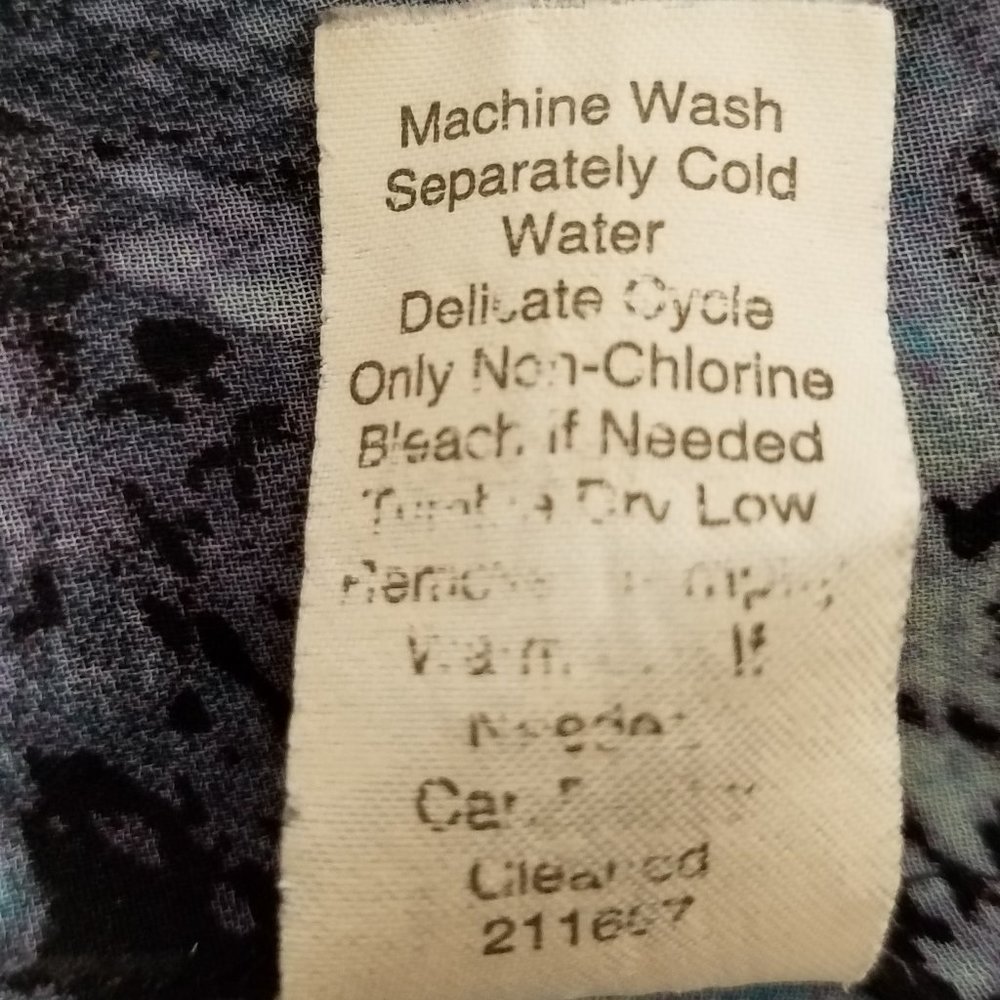 Cabi #609 Python Snakeskin Long Sleeve Button Dow… - image 7